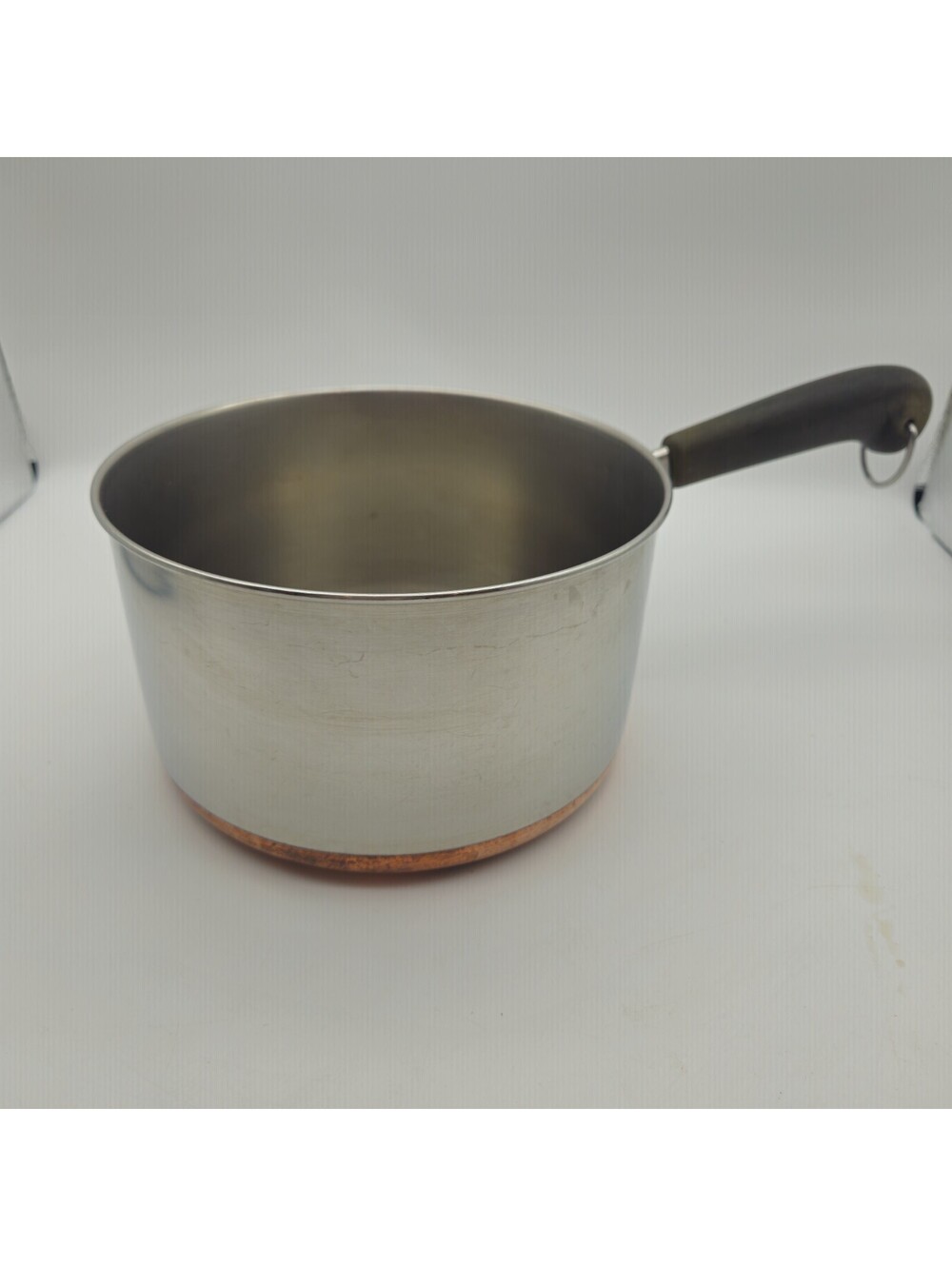 Vintage Revereware 4qt 84 Copper Clad USA 1801 Stainless Steel No Lid